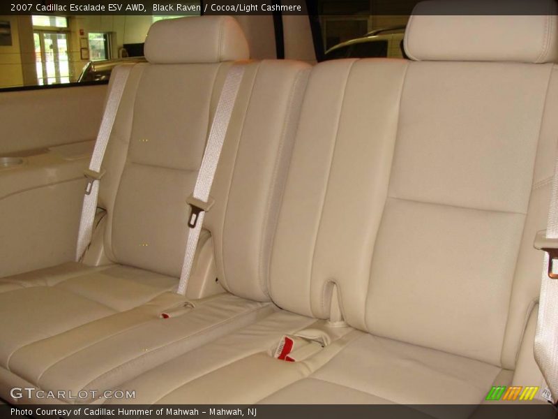 Black Raven / Cocoa/Light Cashmere 2007 Cadillac Escalade ESV AWD