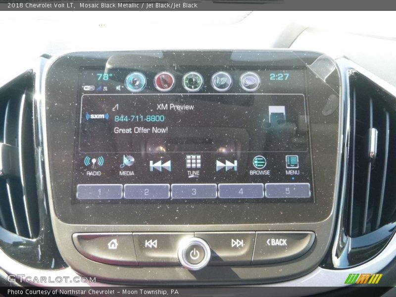 Mosaic Black Metallic / Jet Black/Jet Black 2018 Chevrolet Volt LT