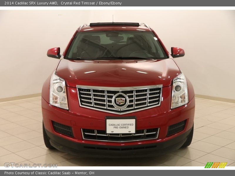 Crystal Red Tintcoat / Ebony/Ebony 2014 Cadillac SRX Luxury AWD