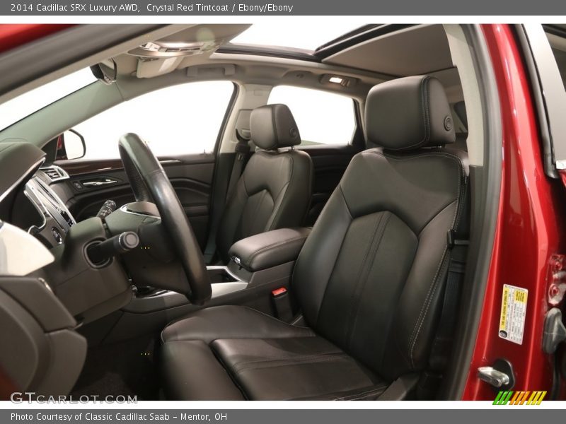 Crystal Red Tintcoat / Ebony/Ebony 2014 Cadillac SRX Luxury AWD