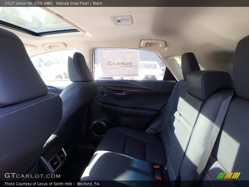 Nebula Gray Pearl / Black 2017 Lexus NX 200t AWD