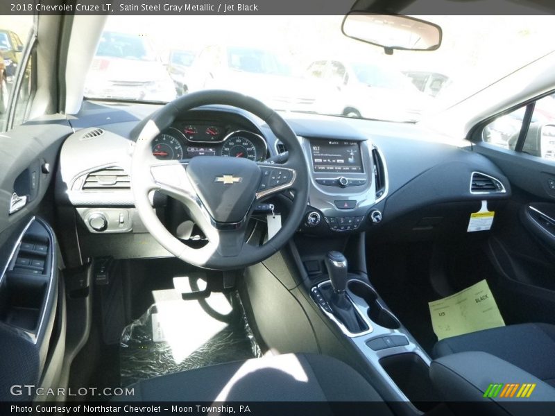 Satin Steel Gray Metallic / Jet Black 2018 Chevrolet Cruze LT