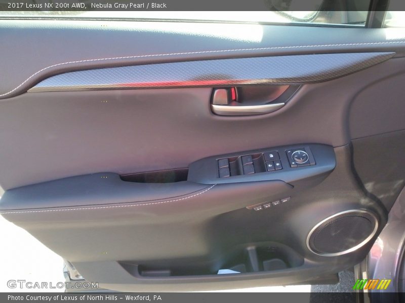 Nebula Gray Pearl / Black 2017 Lexus NX 200t AWD