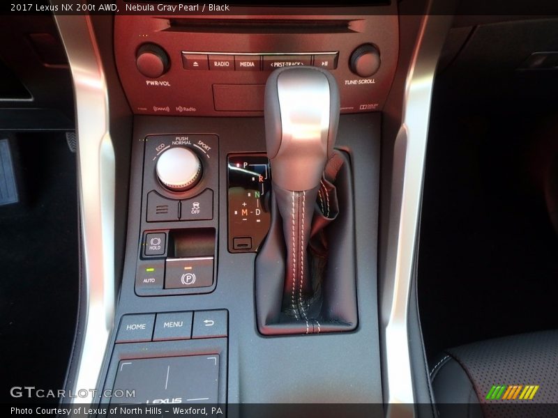Nebula Gray Pearl / Black 2017 Lexus NX 200t AWD