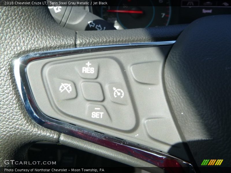 Satin Steel Gray Metallic / Jet Black 2018 Chevrolet Cruze LT