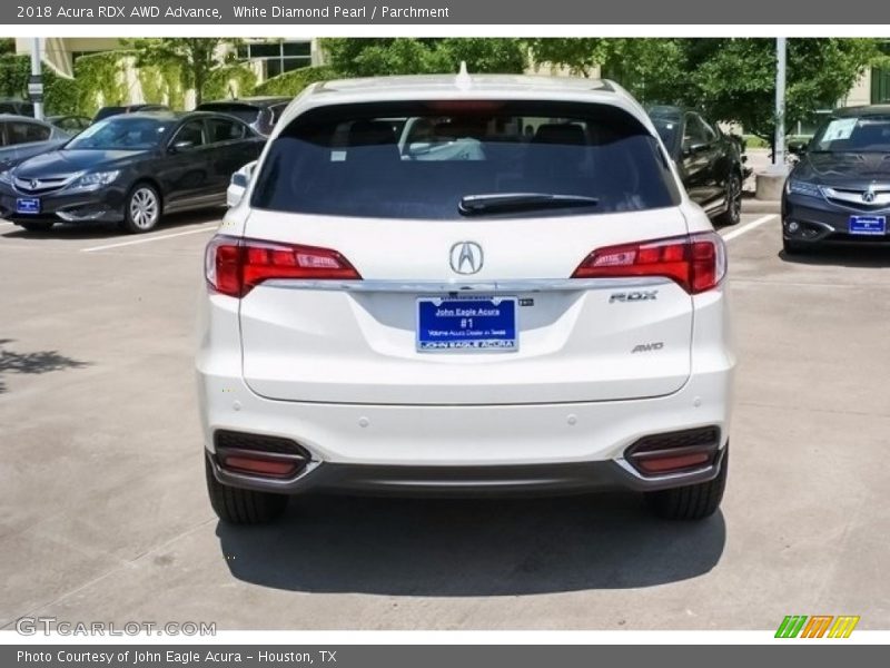 White Diamond Pearl / Parchment 2018 Acura RDX AWD Advance