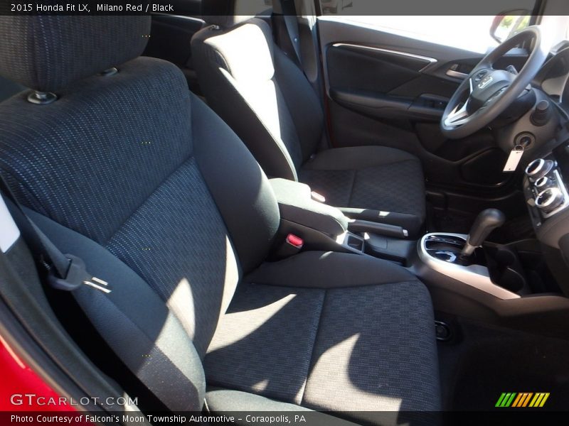 Milano Red / Black 2015 Honda Fit LX