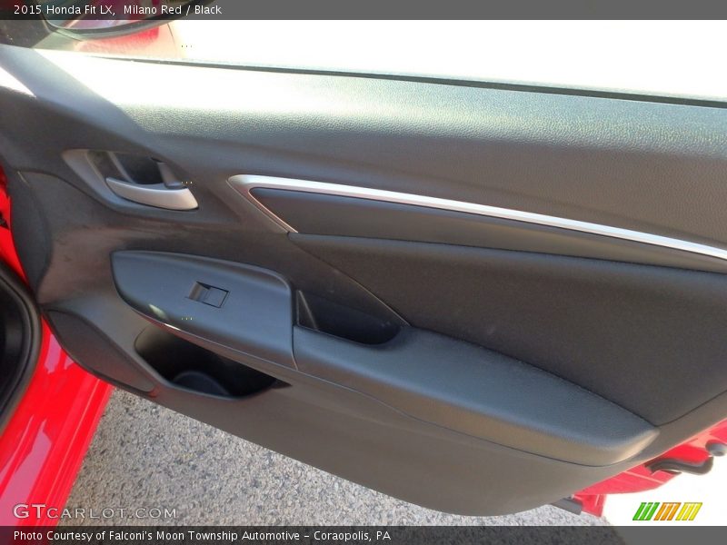 Milano Red / Black 2015 Honda Fit LX