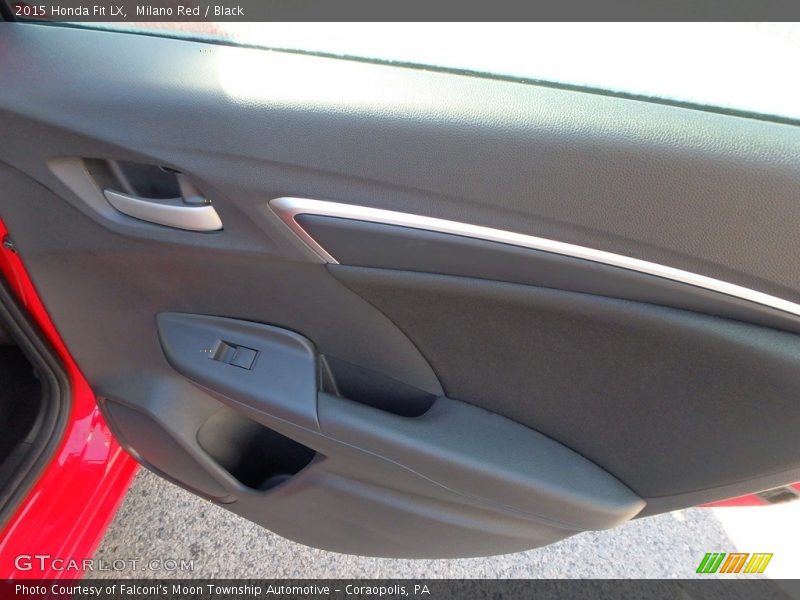 Milano Red / Black 2015 Honda Fit LX