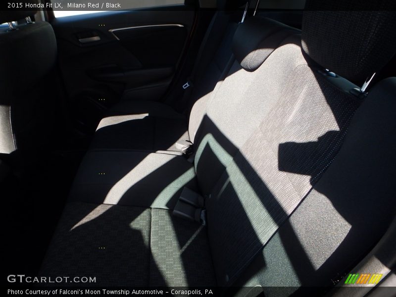 Milano Red / Black 2015 Honda Fit LX