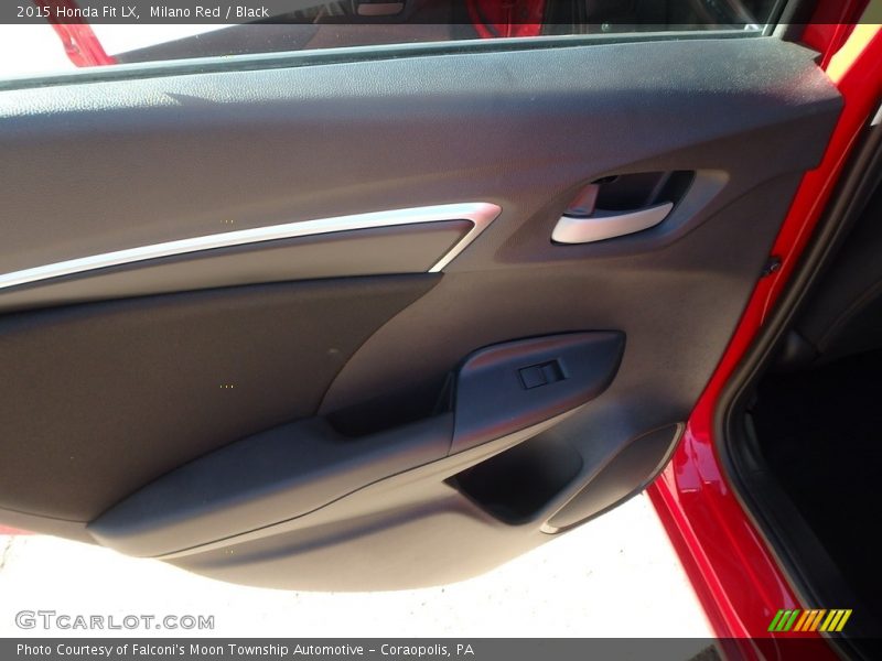 Milano Red / Black 2015 Honda Fit LX
