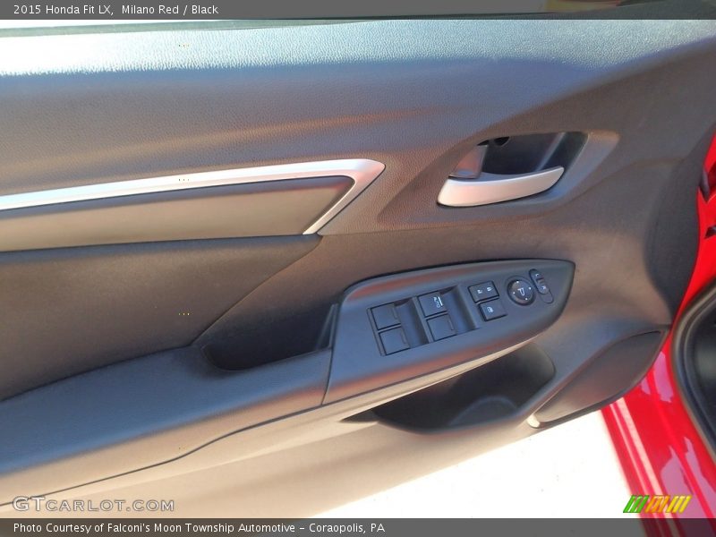 Milano Red / Black 2015 Honda Fit LX