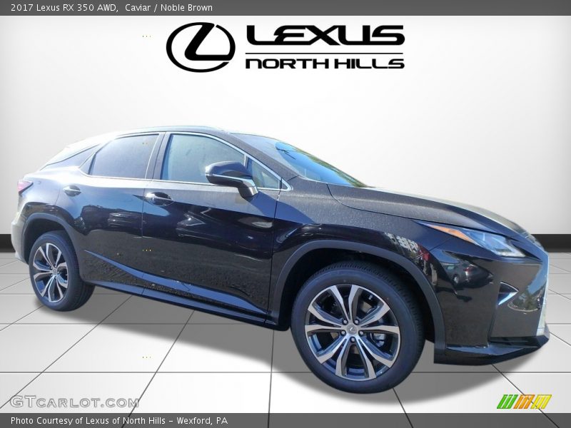 Caviar / Noble Brown 2017 Lexus RX 350 AWD
