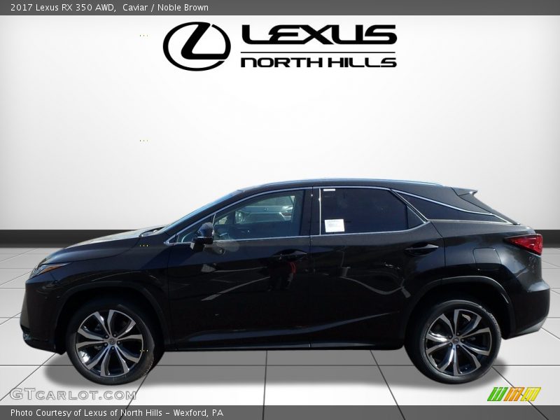 Caviar / Noble Brown 2017 Lexus RX 350 AWD