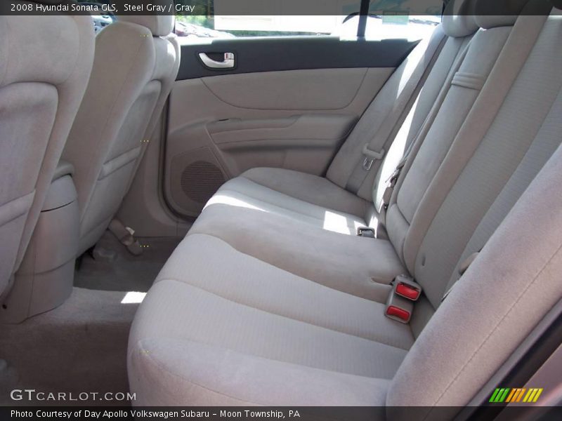 Steel Gray / Gray 2008 Hyundai Sonata GLS