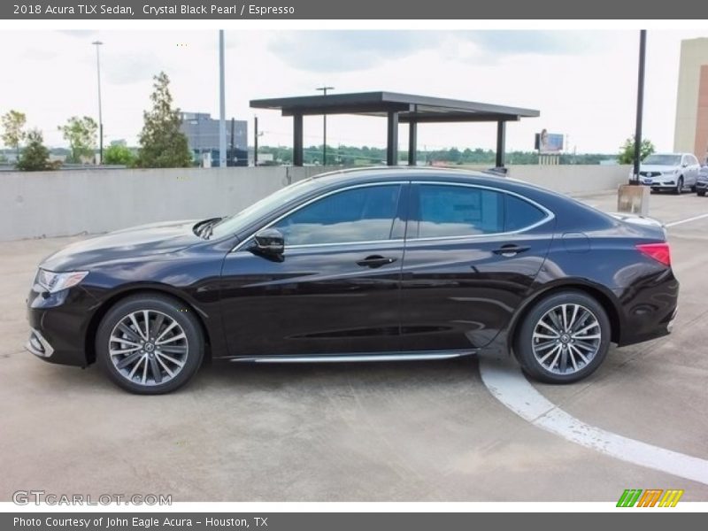 Crystal Black Pearl / Espresso 2018 Acura TLX Sedan