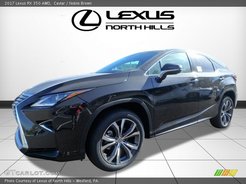 Caviar / Noble Brown 2017 Lexus RX 350 AWD