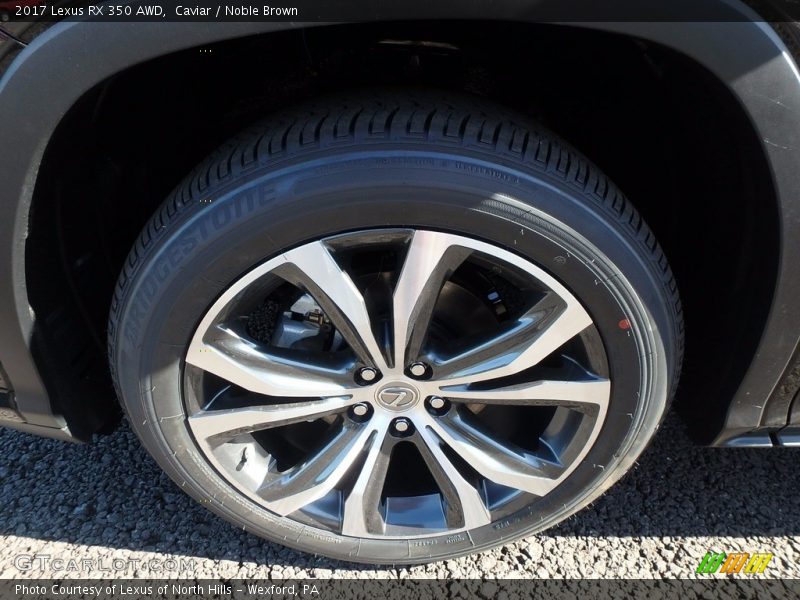 Caviar / Noble Brown 2017 Lexus RX 350 AWD