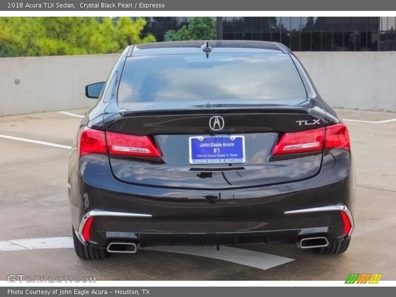 Crystal Black Pearl / Espresso 2018 Acura TLX Sedan
