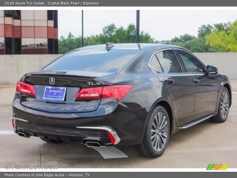 Crystal Black Pearl / Espresso 2018 Acura TLX Sedan