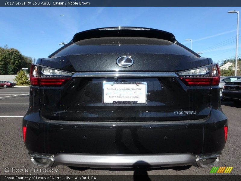 Caviar / Noble Brown 2017 Lexus RX 350 AWD