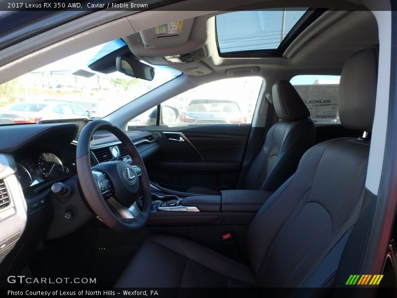 Caviar / Noble Brown 2017 Lexus RX 350 AWD