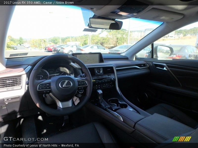 Caviar / Noble Brown 2017 Lexus RX 350 AWD
