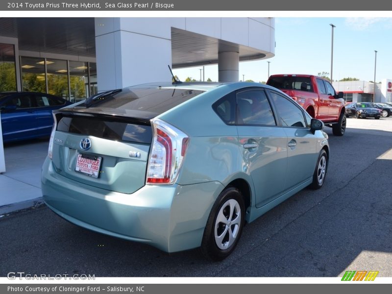 Sea Glass Pearl / Bisque 2014 Toyota Prius Three Hybrid
