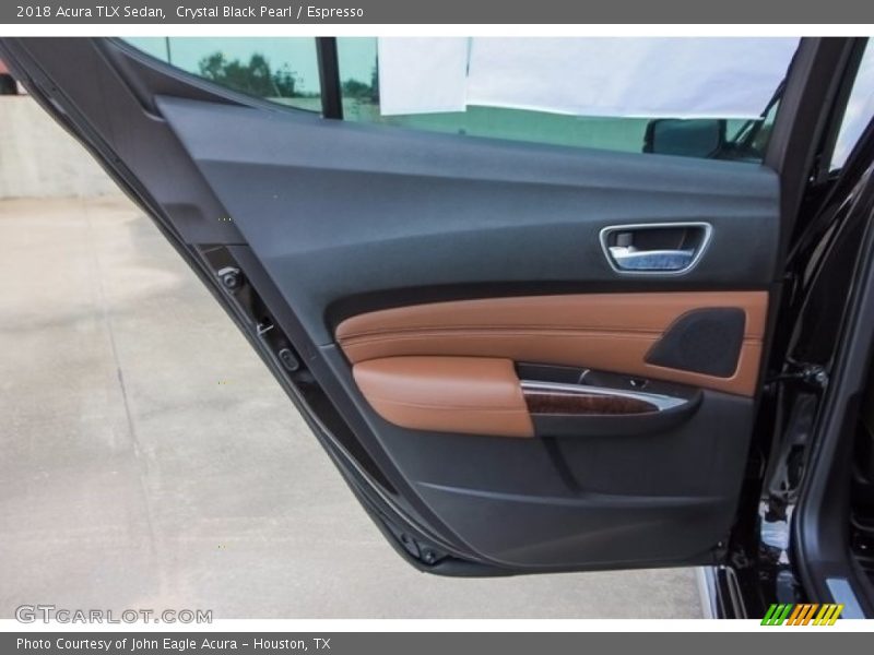Crystal Black Pearl / Espresso 2018 Acura TLX Sedan