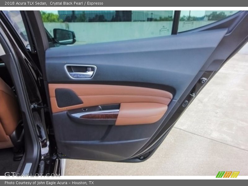 Crystal Black Pearl / Espresso 2018 Acura TLX Sedan