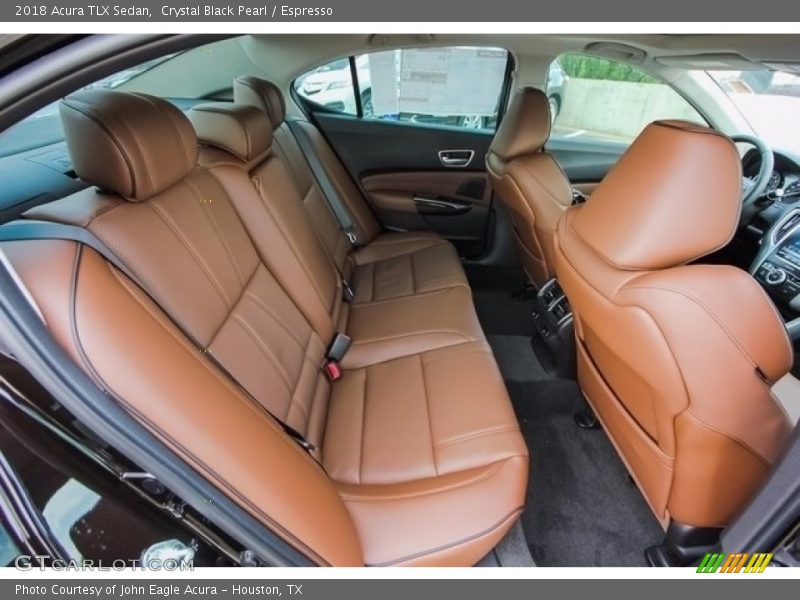 Crystal Black Pearl / Espresso 2018 Acura TLX Sedan