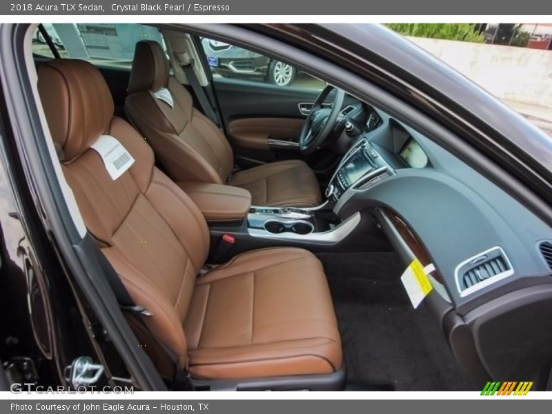 Crystal Black Pearl / Espresso 2018 Acura TLX Sedan