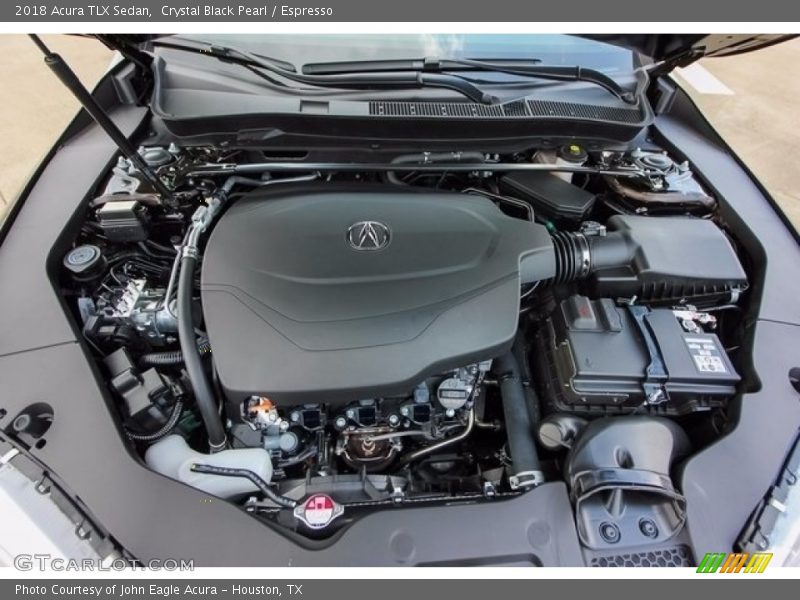 Crystal Black Pearl / Espresso 2018 Acura TLX Sedan