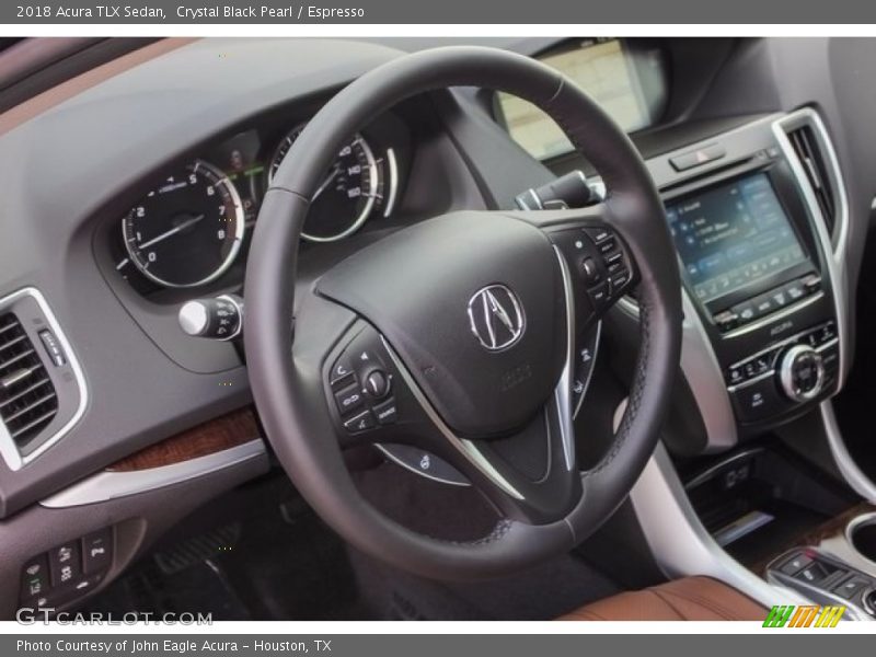 Crystal Black Pearl / Espresso 2018 Acura TLX Sedan
