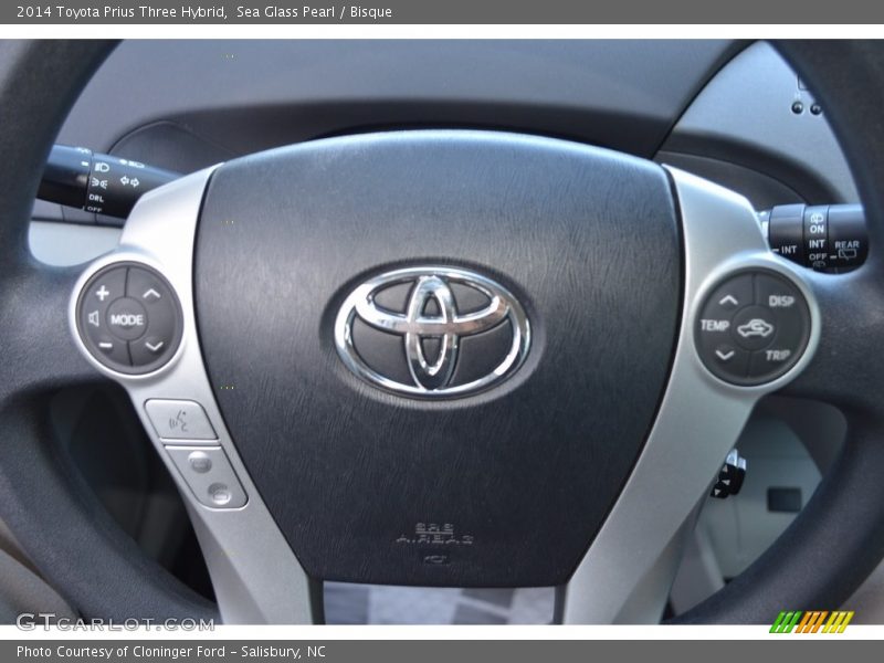 Sea Glass Pearl / Bisque 2014 Toyota Prius Three Hybrid