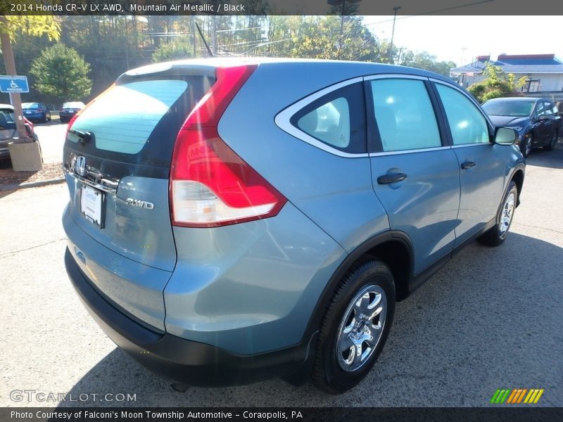 Mountain Air Metallic / Black 2014 Honda CR-V LX AWD