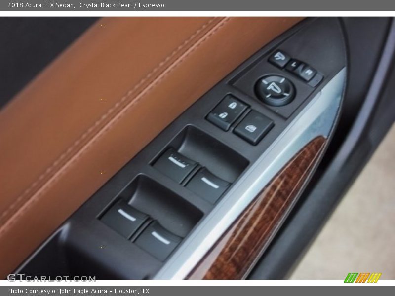 Crystal Black Pearl / Espresso 2018 Acura TLX Sedan
