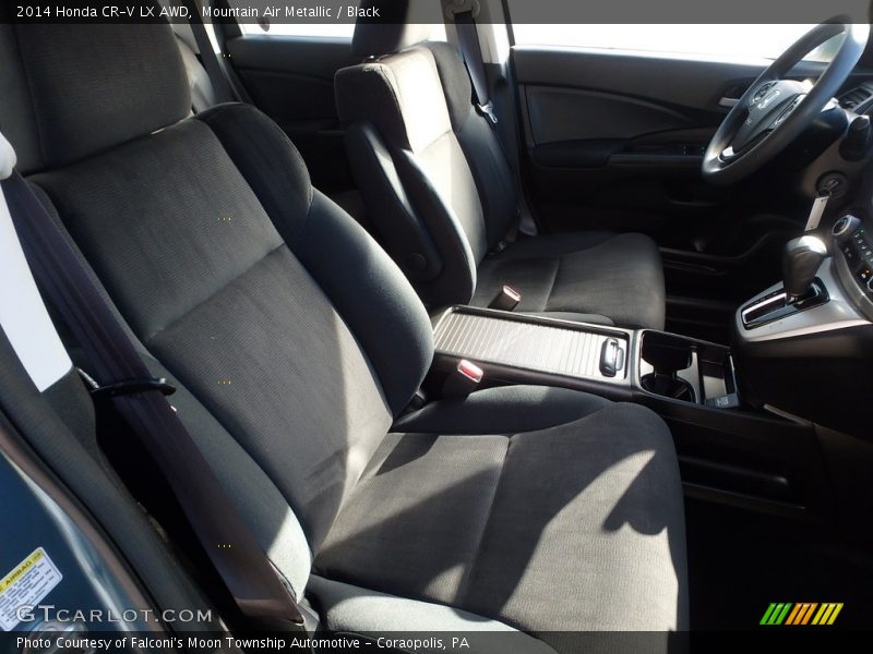 Mountain Air Metallic / Black 2014 Honda CR-V LX AWD
