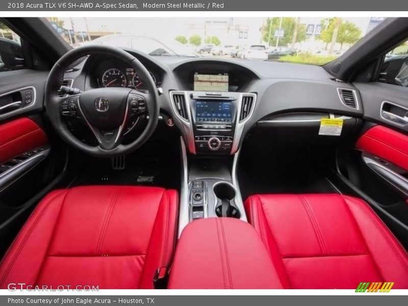  2018 TLX V6 SH-AWD A-Spec Sedan Red Interior