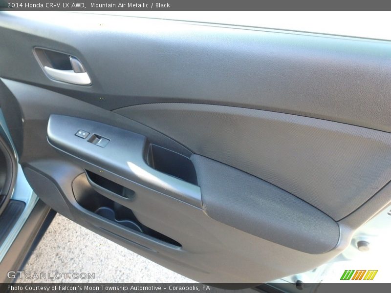 Mountain Air Metallic / Black 2014 Honda CR-V LX AWD