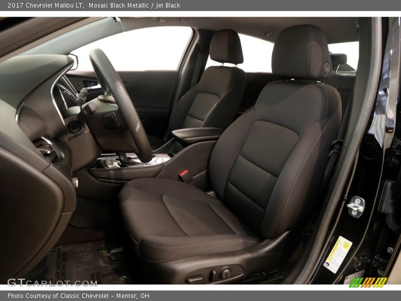 Mosaic Black Metallic / Jet Black 2017 Chevrolet Malibu LT