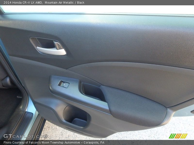 Mountain Air Metallic / Black 2014 Honda CR-V LX AWD