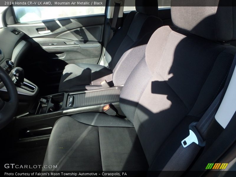 Mountain Air Metallic / Black 2014 Honda CR-V LX AWD