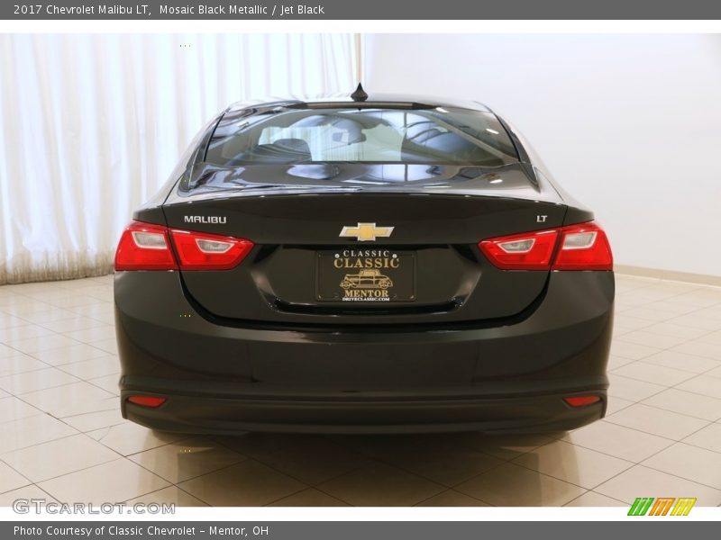 Mosaic Black Metallic / Jet Black 2017 Chevrolet Malibu LT