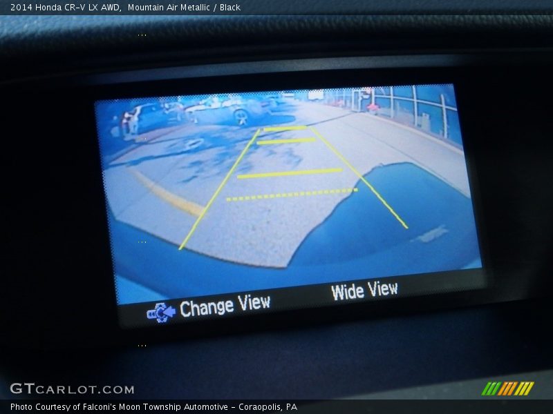 Mountain Air Metallic / Black 2014 Honda CR-V LX AWD