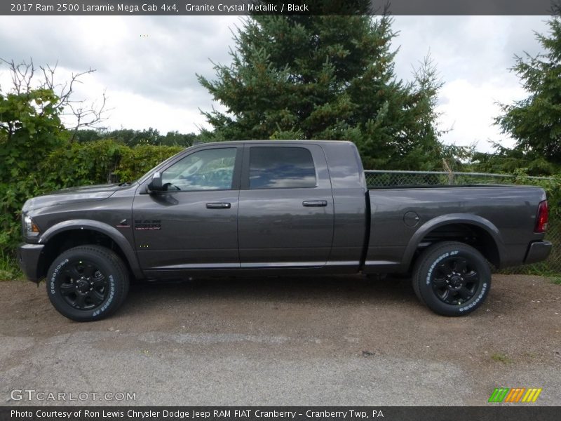 Granite Crystal Metallic / Black 2017 Ram 2500 Laramie Mega Cab 4x4