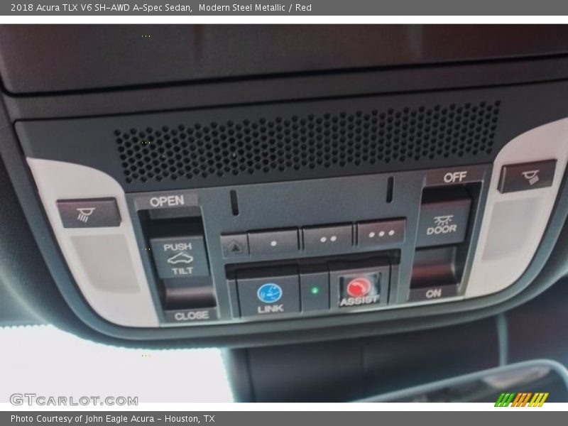 Modern Steel Metallic / Red 2018 Acura TLX V6 SH-AWD A-Spec Sedan