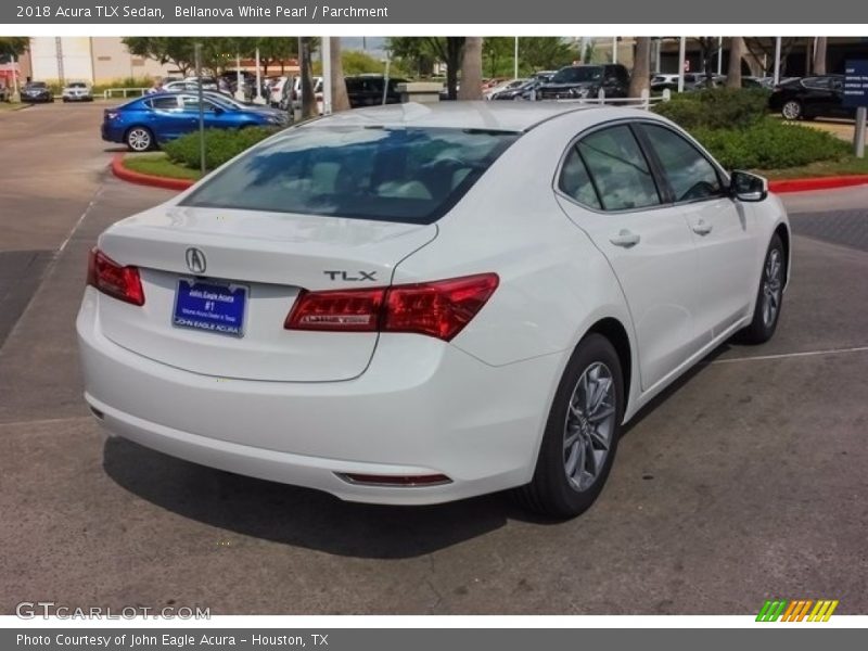 Bellanova White Pearl / Parchment 2018 Acura TLX Sedan