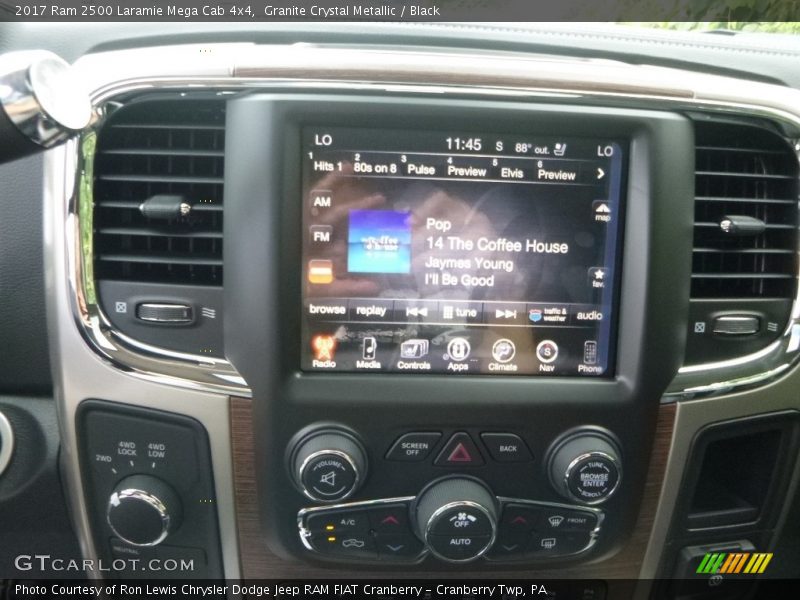 Granite Crystal Metallic / Black 2017 Ram 2500 Laramie Mega Cab 4x4