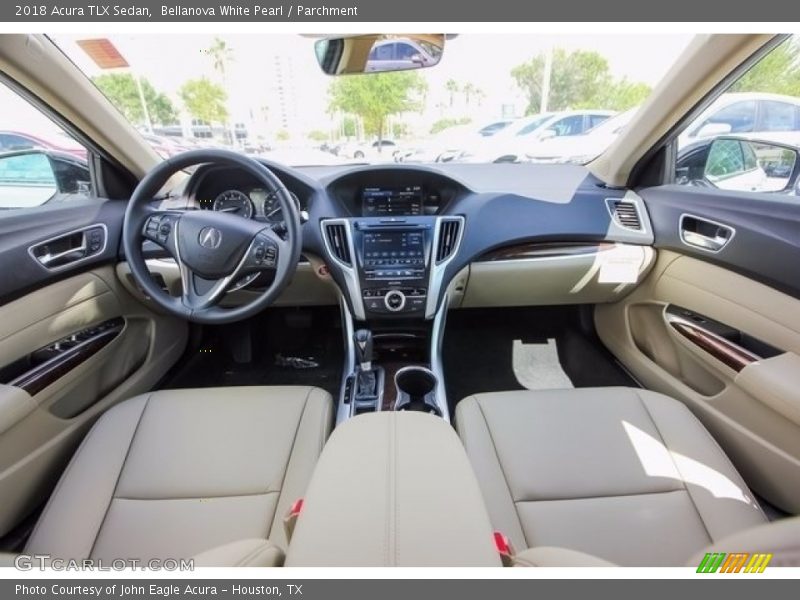 Bellanova White Pearl / Parchment 2018 Acura TLX Sedan